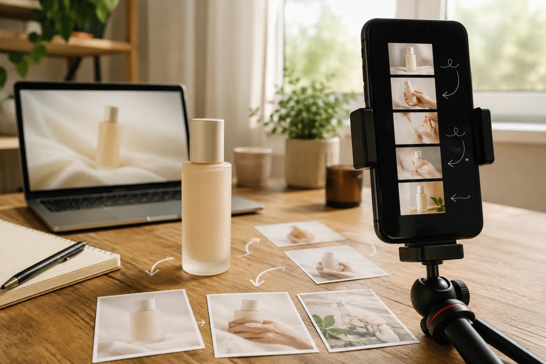 AI UGC product video workflow planned from one product image