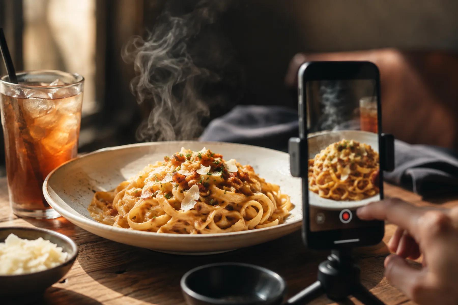 Food photo to video AI workflow for restaurant social content