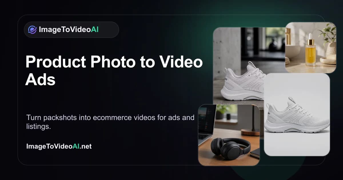 Product photo to video ads: a practical ecommerce AI guide (2026)