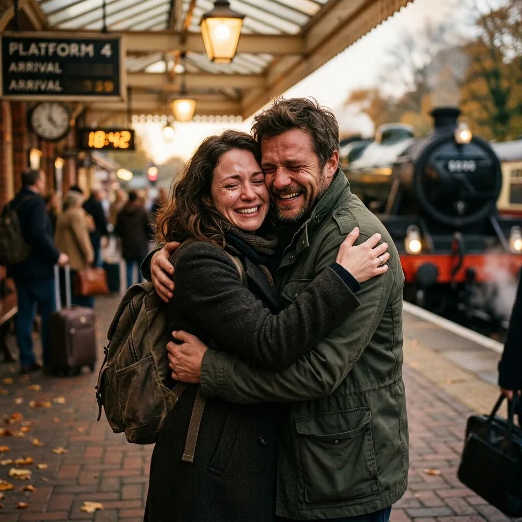 Station reunion hug preview