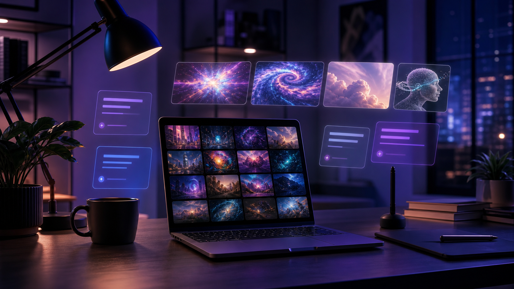 AI image to video preview background